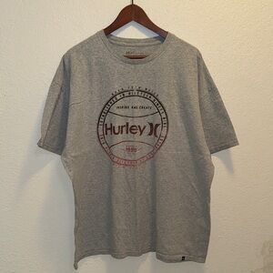Hurley Heather Gray Graphic Tee